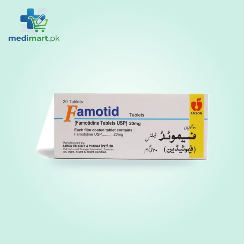 Famotid Tablets 20Mg