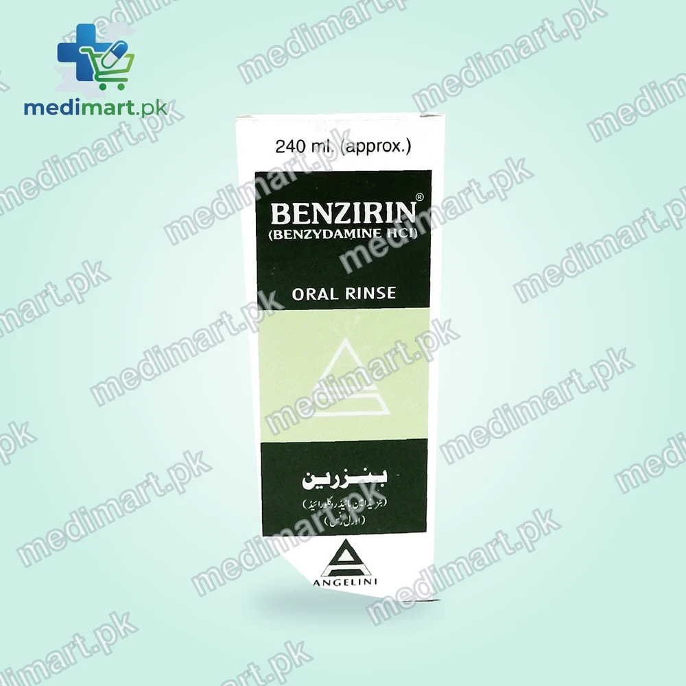 Benzirin Oral Rinse Mouth Wash 240Ml Benzirin Oral Rinse Mouth Wash 240Ml