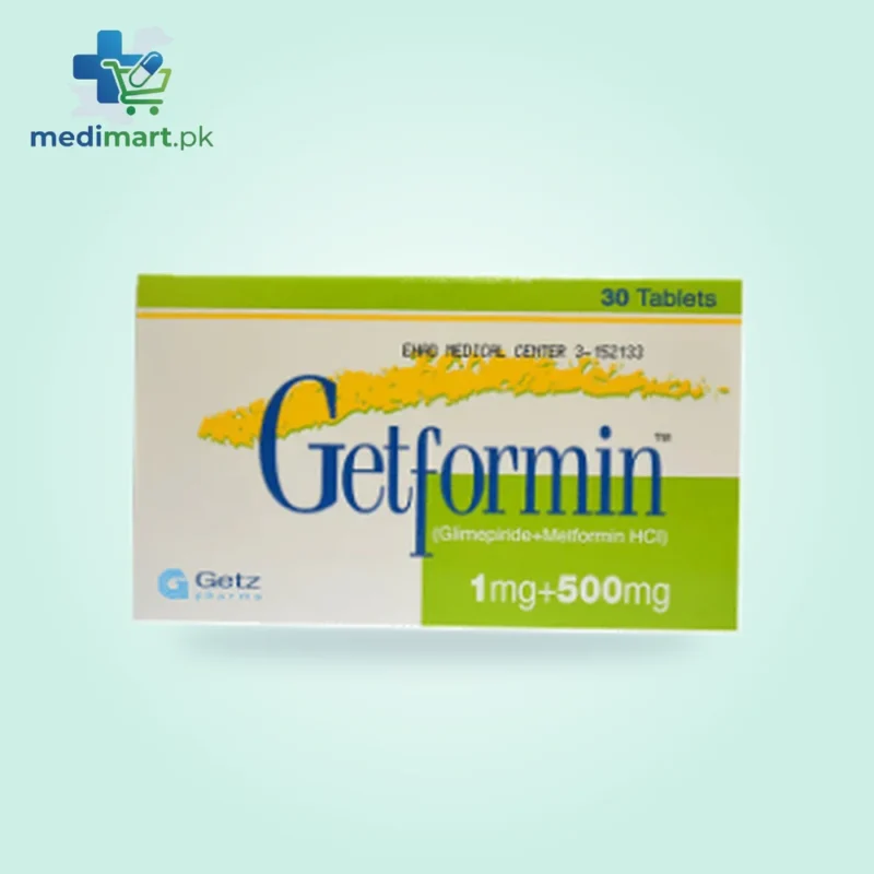 Getformin 1Mg/500Mg Tablets