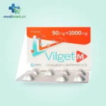 Vilget-M 50mg+1000mg Tablets