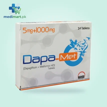 Dapa Met 5mg+1000mg Tablets
