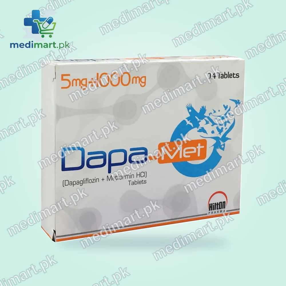 Dapa Met 5mg+1000mg Tablets Dapa Met 5mg+1000mg Tablets