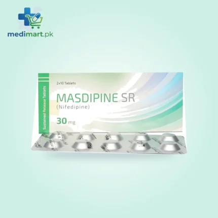 Masdipine Sr 20mg Tablets