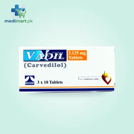 Vadil Tablets 3.125 mg