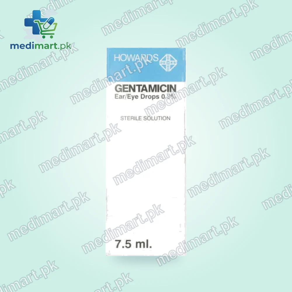 Gentamicin Eye Drop Ear Drops 0.3% 7.5ml Gentamicin Eye Drop Ear Drops 0.3% 7.5ml