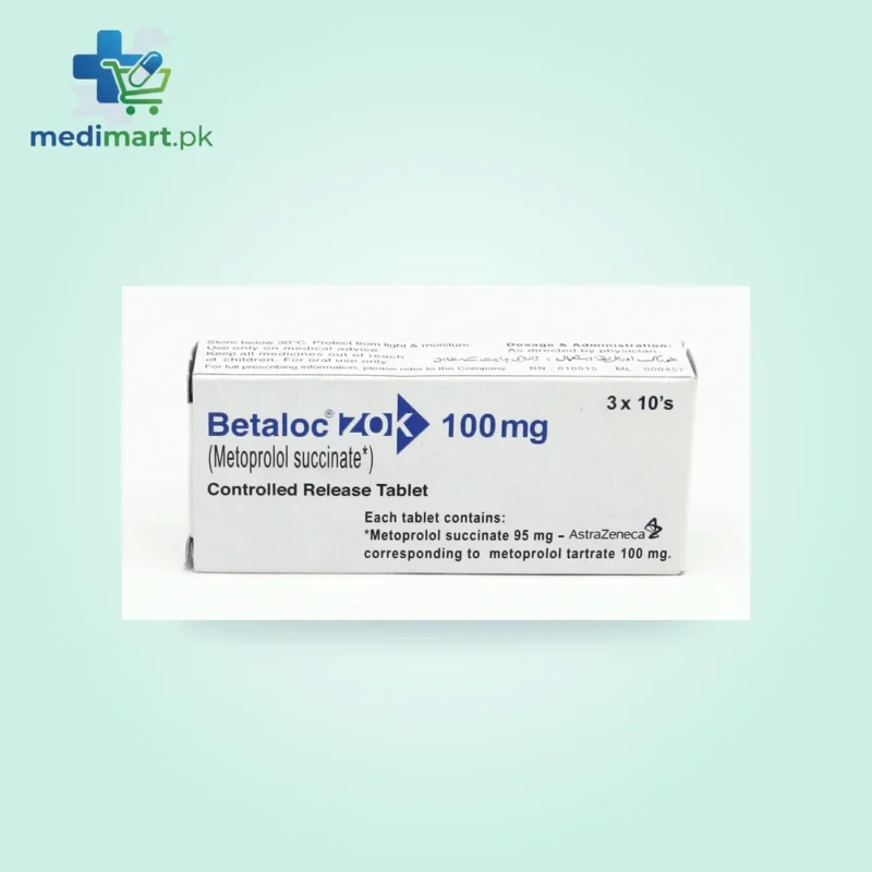 Betaloc Zok Tablets 100mg