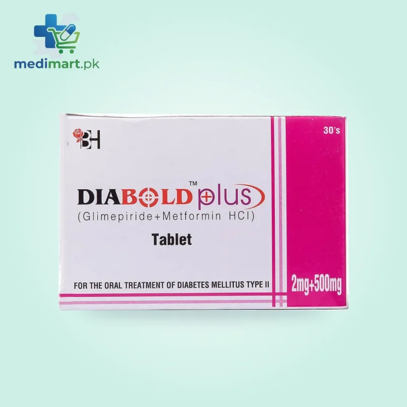Diabold Plus 2Mg/500Mg Tablets