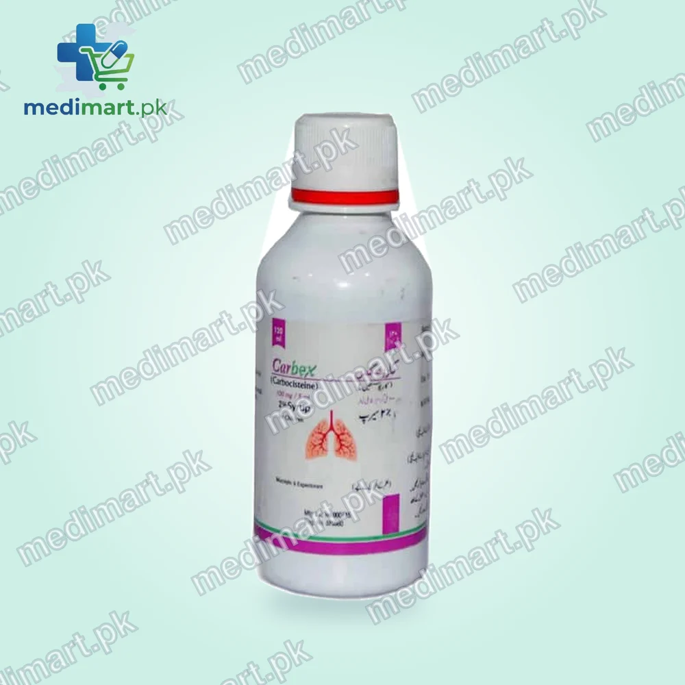 Carbex 2% 100mg Syrup
