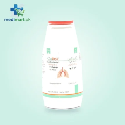 Carbex 5% 250Mg Syrup 120Ml