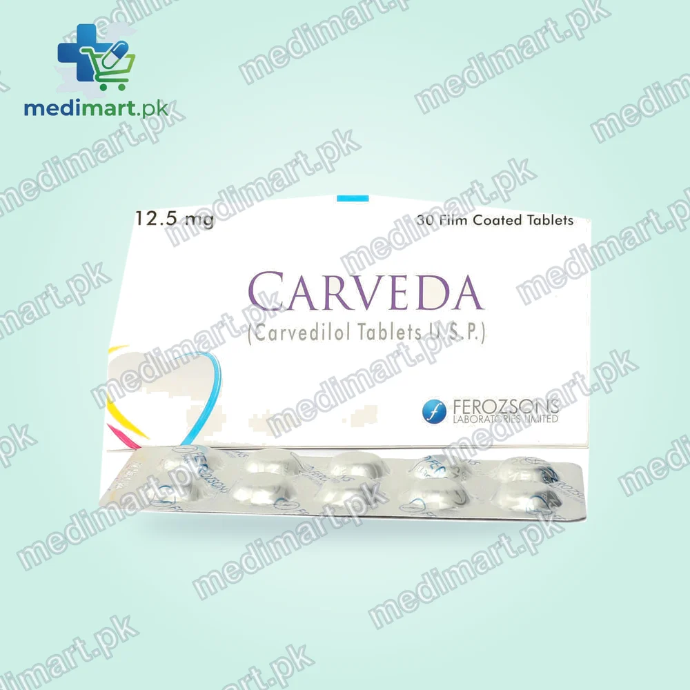 Carveda 12.5mg Tablet