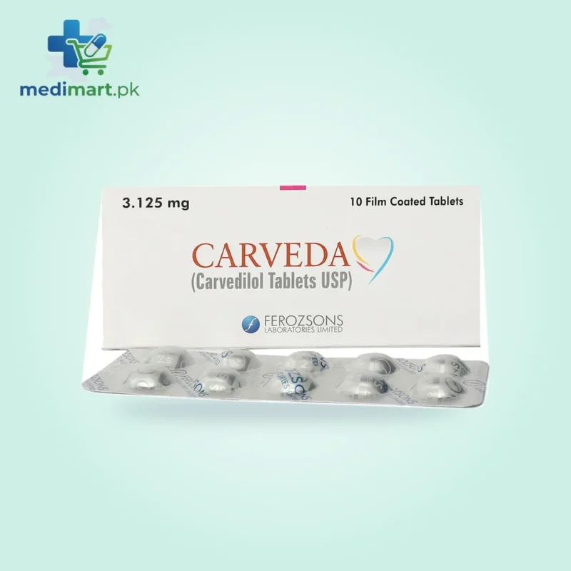 Carveda 3.125mg Tablet