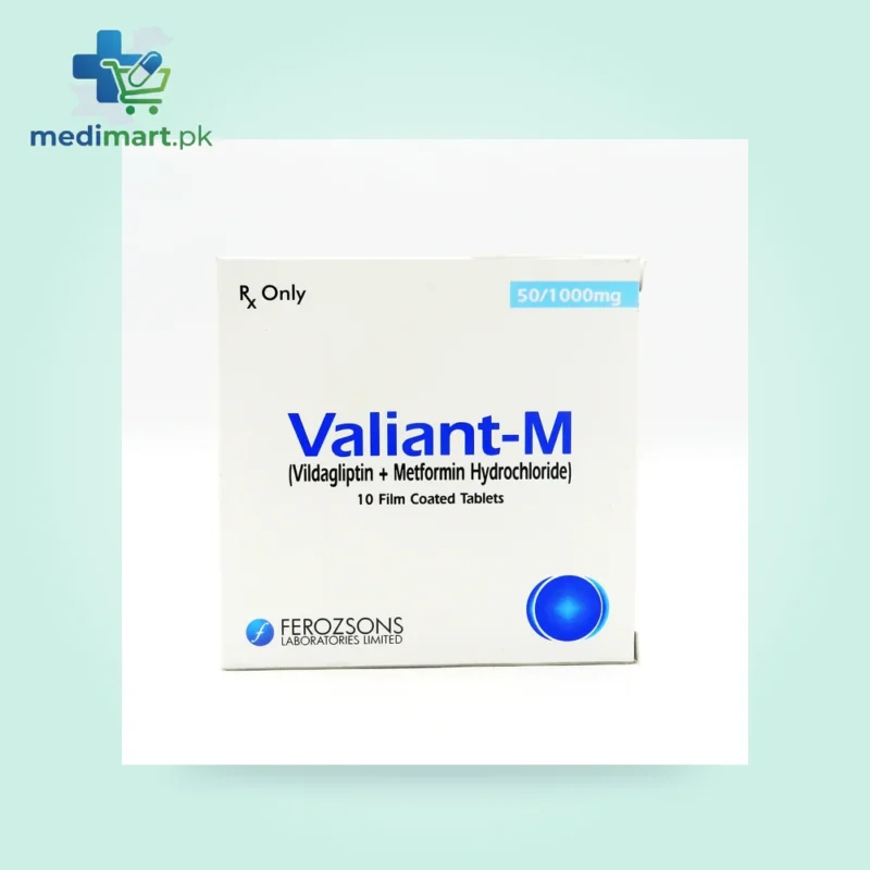 Valiant-M 50/1000mg Tablet