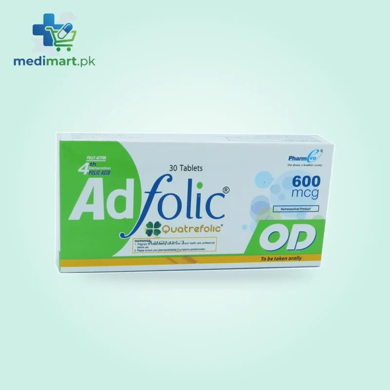 Ad Folic OD 600mcg Tablet