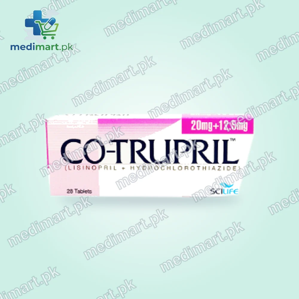 Co-Trupril 20/12.5mg Tablet Co-Trupril 20/12.5mg Tablet