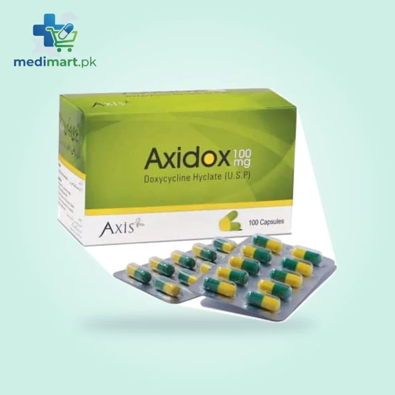 Axidox 100mg Capsules