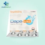 DAPA MET XR 5MG+1000MG TABLET