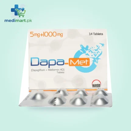 DAPA MET XR 5MG+1000MG TABLET