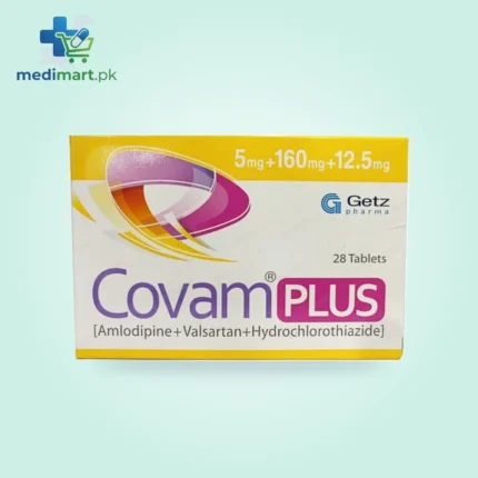 COVAM PLUS 5+160+12.5 TABLET