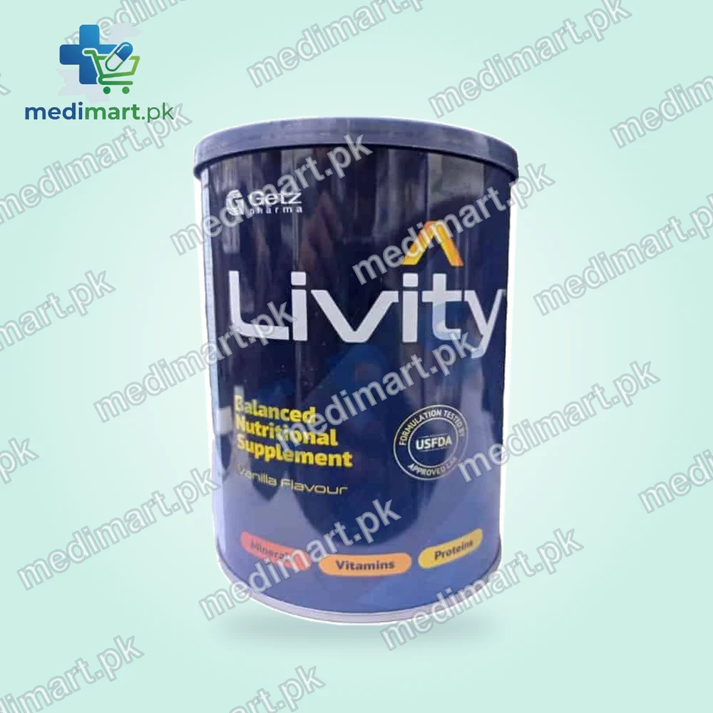 LIVITY MILK VANILA 400GM LIVITY MILK VANILA 400GM