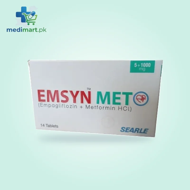 EMSYN MET 5/1000MG TABLET