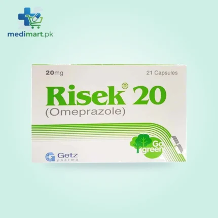 RISEK 20MG CAPSULE 21S