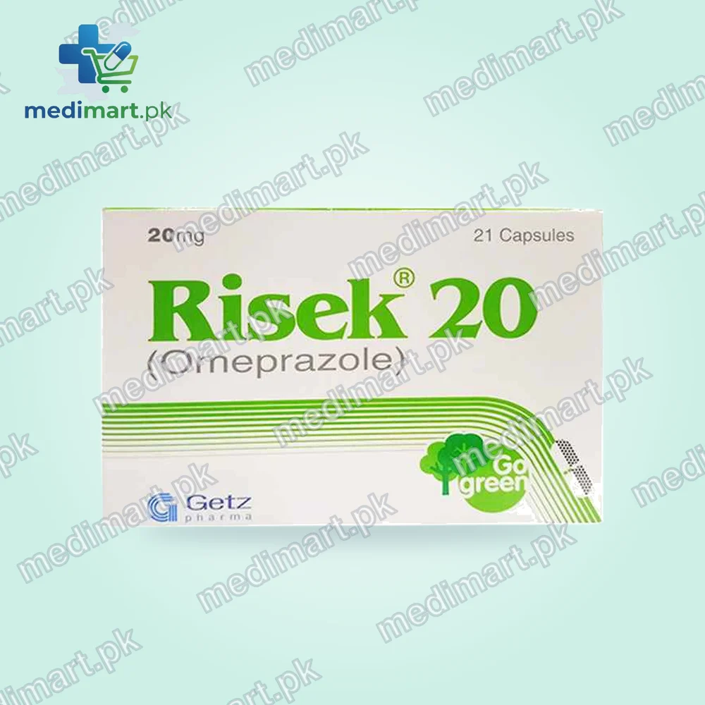 RISEK 20MG CAPSULE 21S