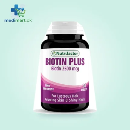 NUTRI BIOTIN PLUS 2500MCG 60S
