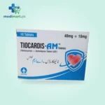 Tiocardis Am 40/10mg Tablet