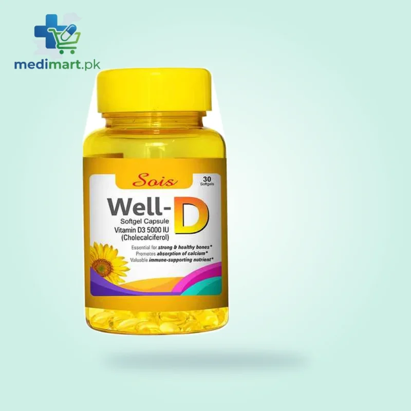 WELL D SOFTGEL 5000IU CAPSULE