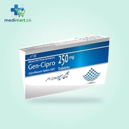 Gen Cipro 250mg Tablet