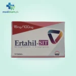 Ertahil-Sit 15/100Mg Tablet