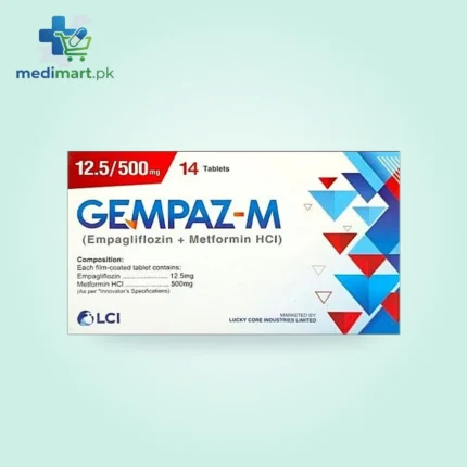 Gempaz M 12.5mg /1000mg Tablet
