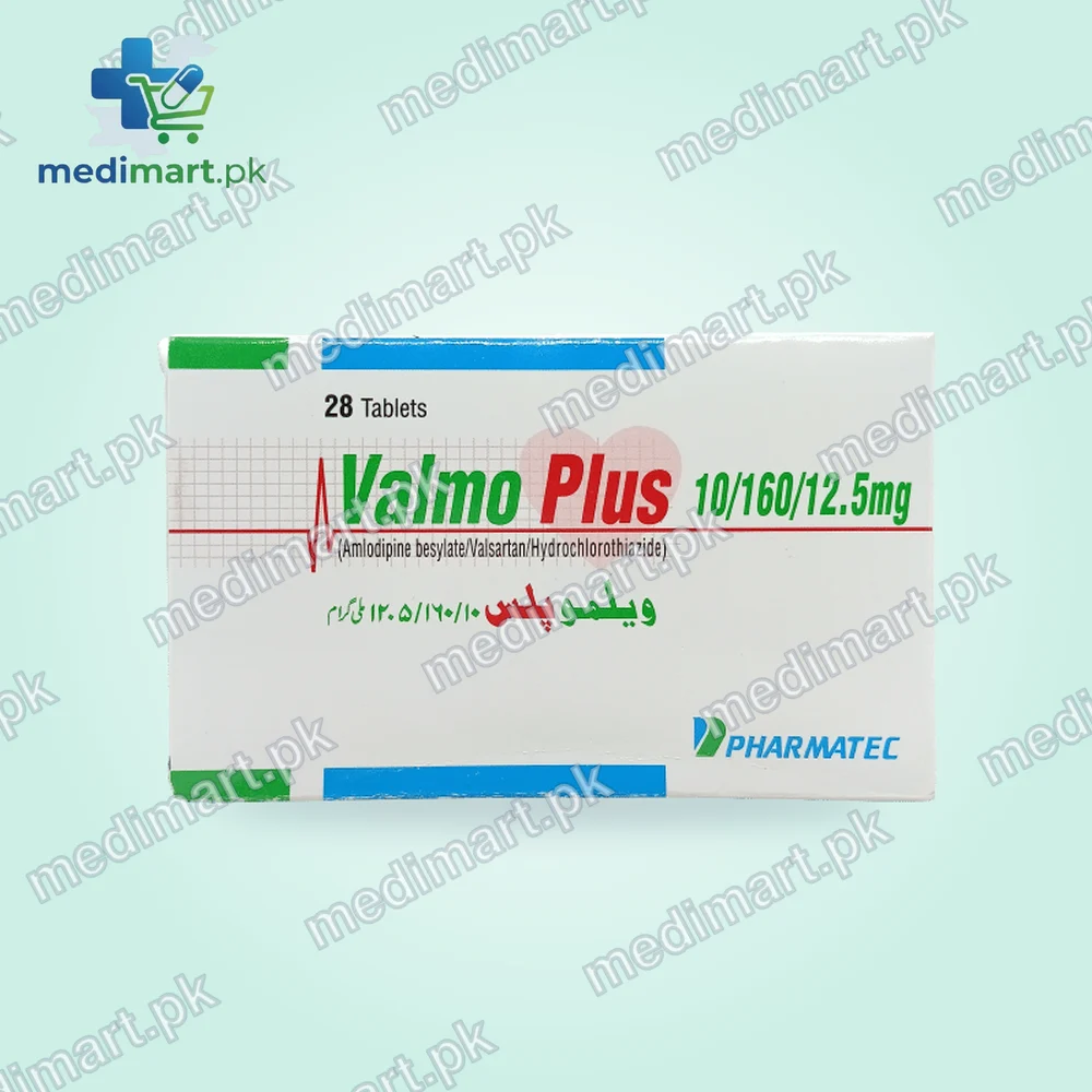Valmo Plus 10/160/12.5mg Tablet Valmo Plus 10/160/12.5mg Tablet