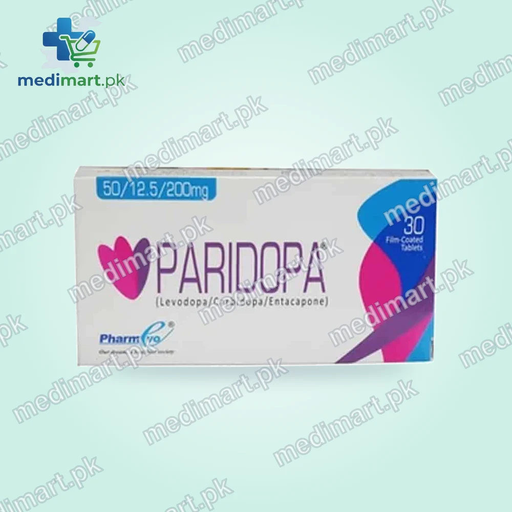 Paridopa 50/12.5/200mg Tablet Paridopa 50/12.5/200mg Tablet