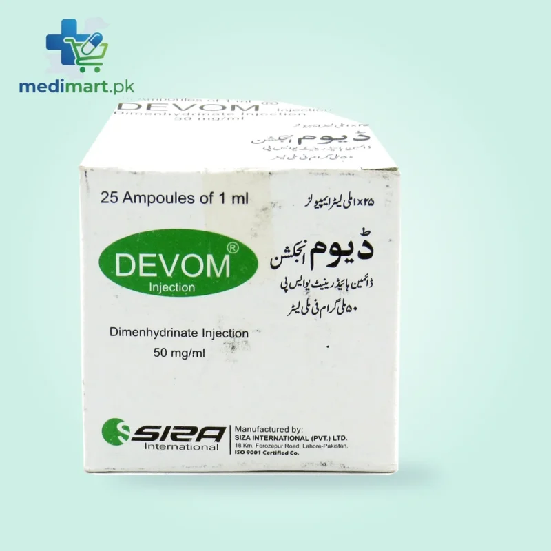Devom 50mg Injection