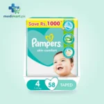 Pamper Jumbo No 4 58s
