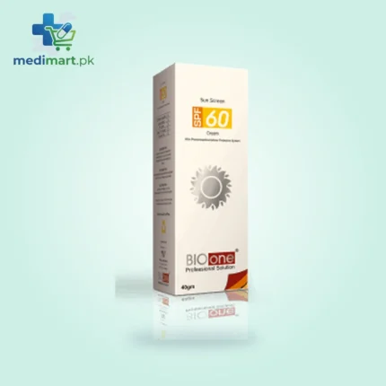 Bio One Spf 60 Sunblock Cream 40gm
