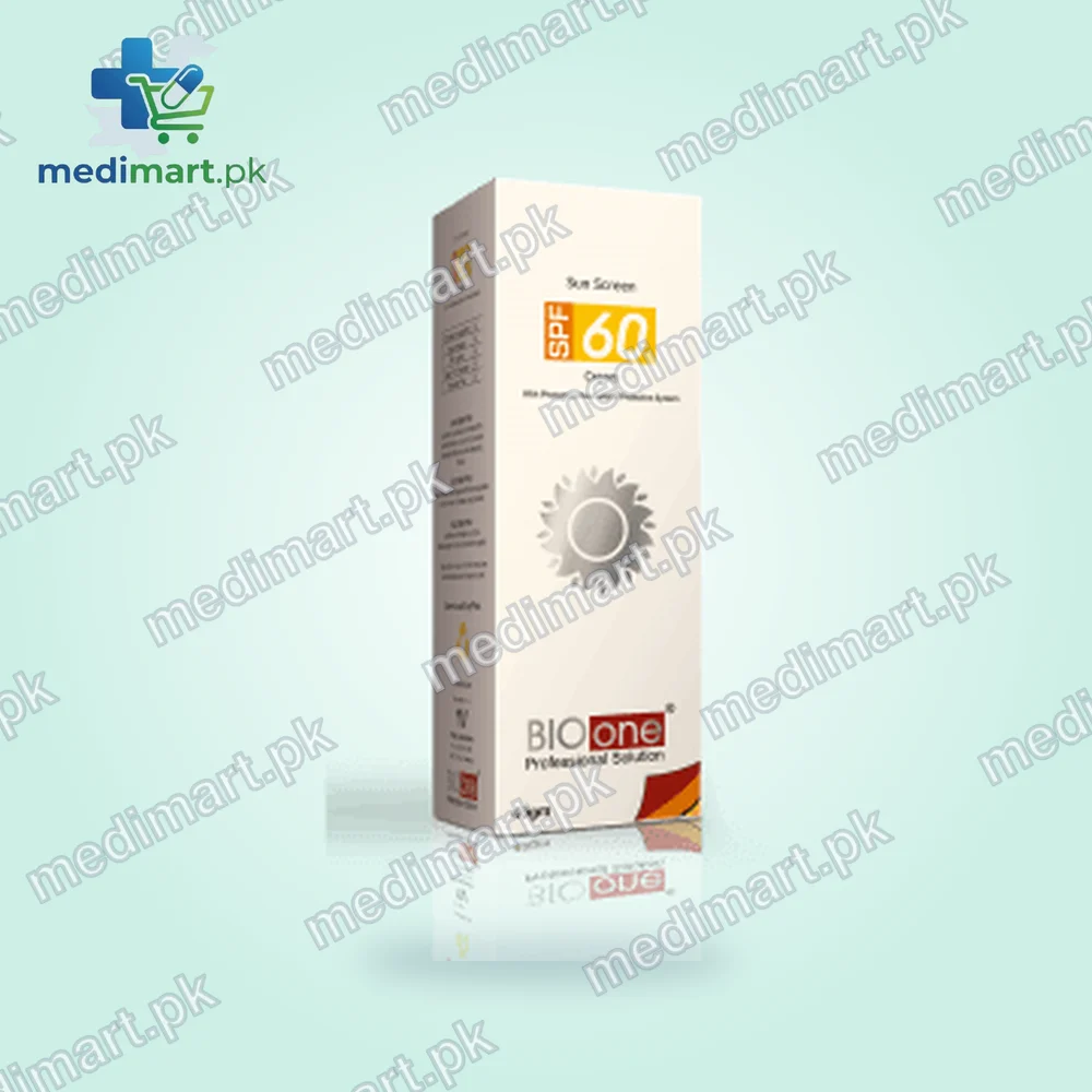 Bio One Spf 60 Sunblock Cream 40gm Bio One Spf 60 Sunblock Cream 40gm