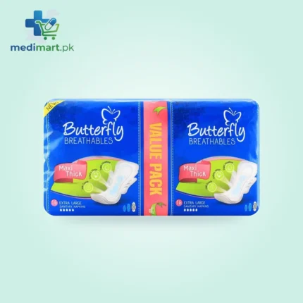 Butterfly Breathables Large Maxi Thick Value Pack