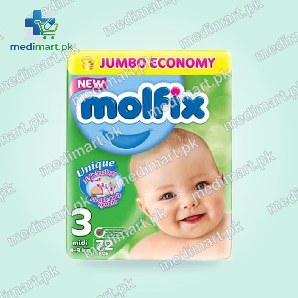 Molfix Mega Diapers No4 72s