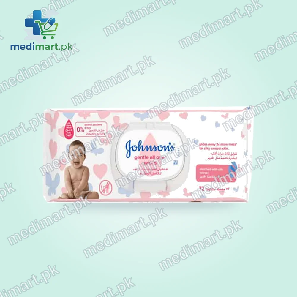 JOHNSONS BABY WIPES 84PCS