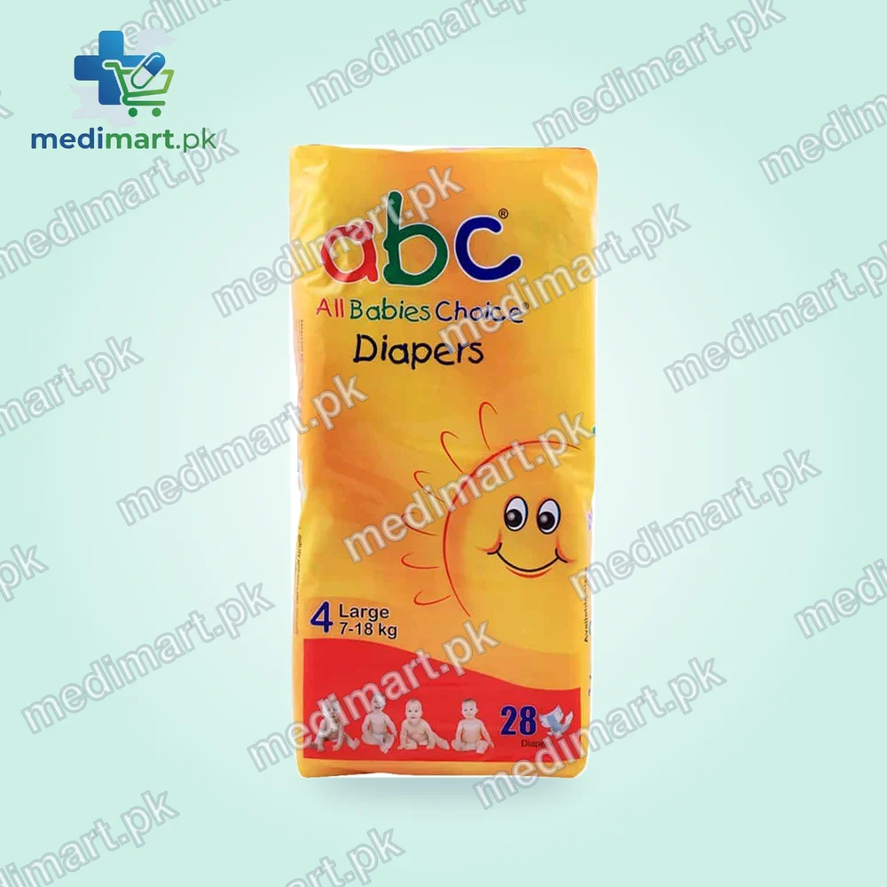 ABC DIAPERS LARGE 7S