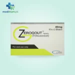 Zerogout 40mg  tablet