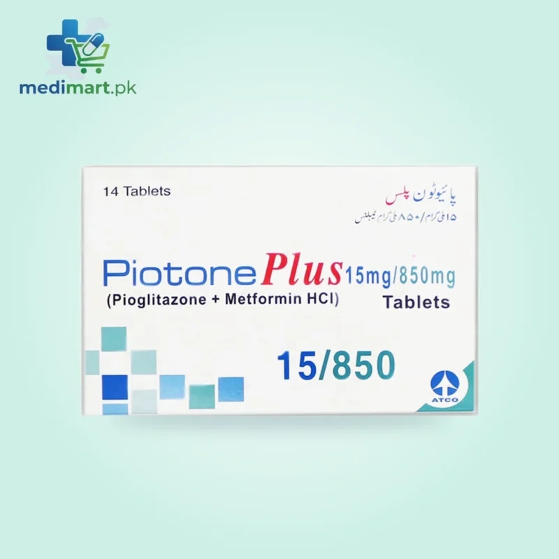 Piotone Plus 15mg/500mg Tablet