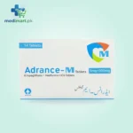 Adrance-M 5 mg / 500 mg Tablets