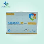Adrance-M 12.5 mg / 500 mg Tablets