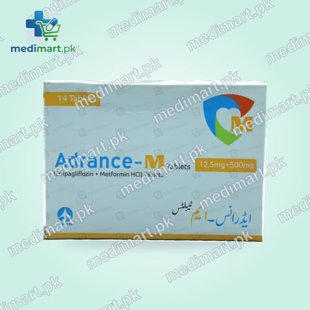 Adrance-M 12.5 mg / 500 mg Tablets