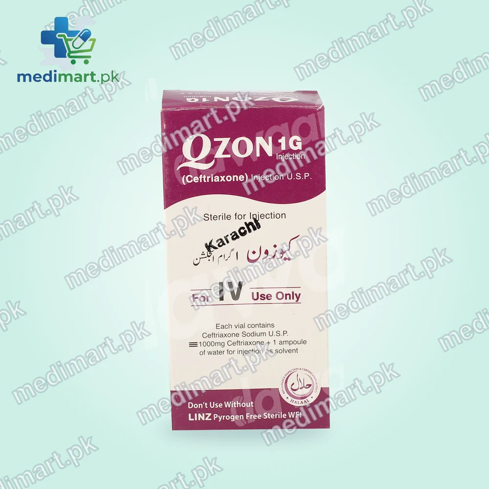 Qzon 1gm injection im