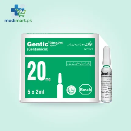 Gentic 20 mg Injection iv/im