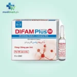 Difam Plus 75mg|2ml / 20mg|2ml Injection